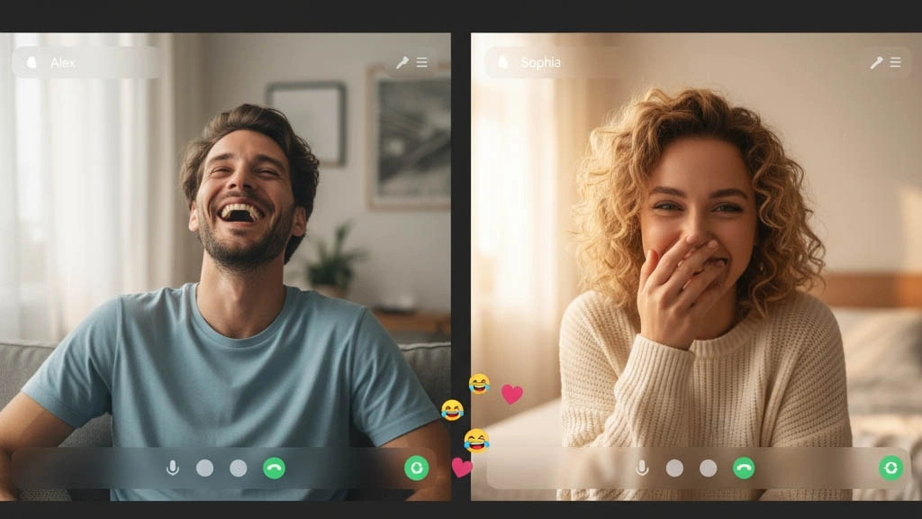 Playful openers in private video chat split screen playful openers private video chat split screen