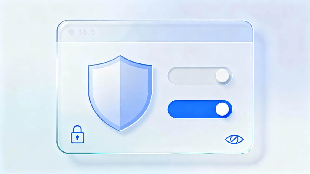 privacy dashboard blocking web trackers and third party cookies