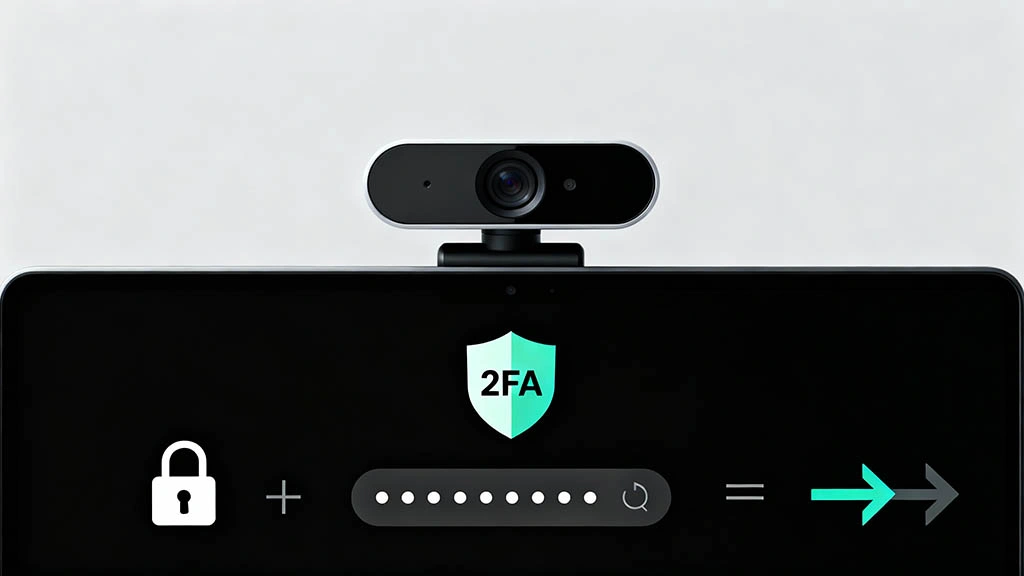 Webcam privacy setup — 2FA and updates webcam privacy setup with 2FA and updates icons