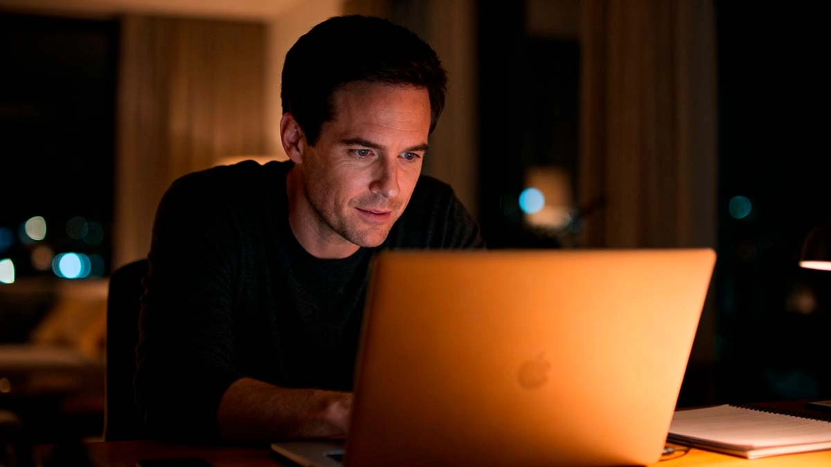 private chat boundaries for men man at laptop thinking how to ask for private chat respectfully